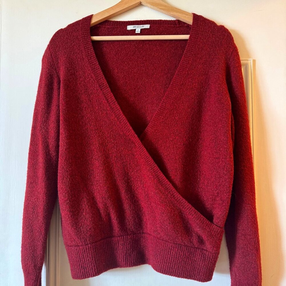 Madewell wrap sweater